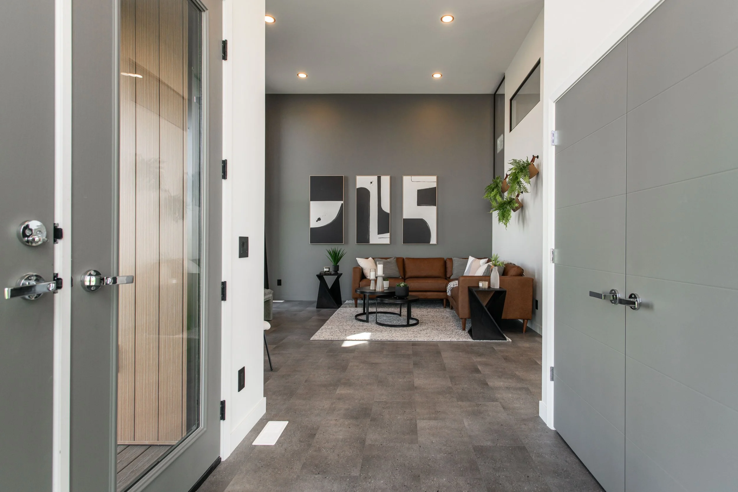Entrance & Laundry — a Fraser Homes build