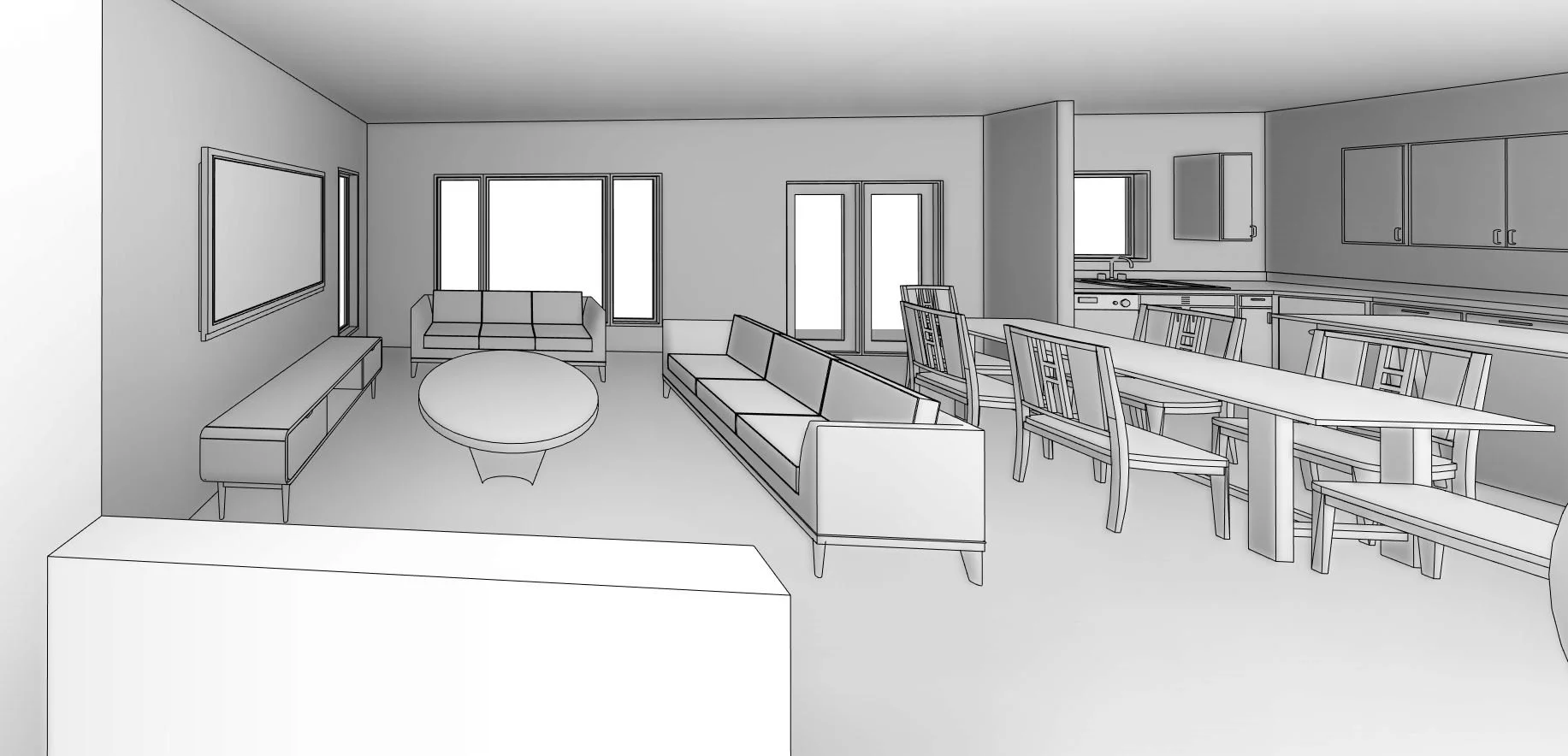Beech home design — Living Space