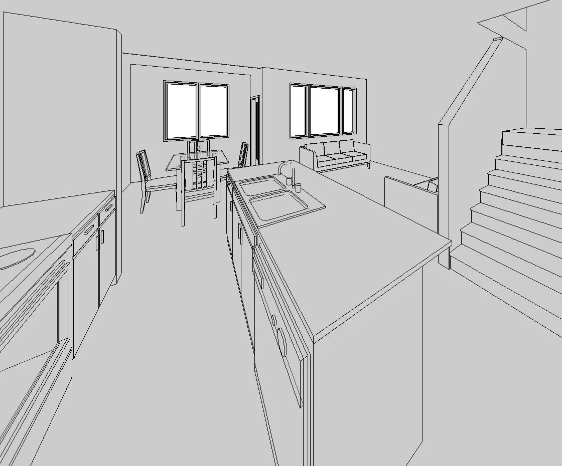 Ivy home design — View from Kitchen
