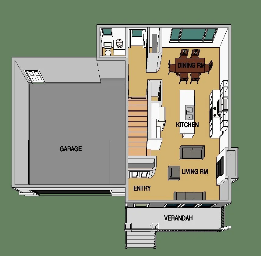 Hillcrest floor plan — Main Floor Plan