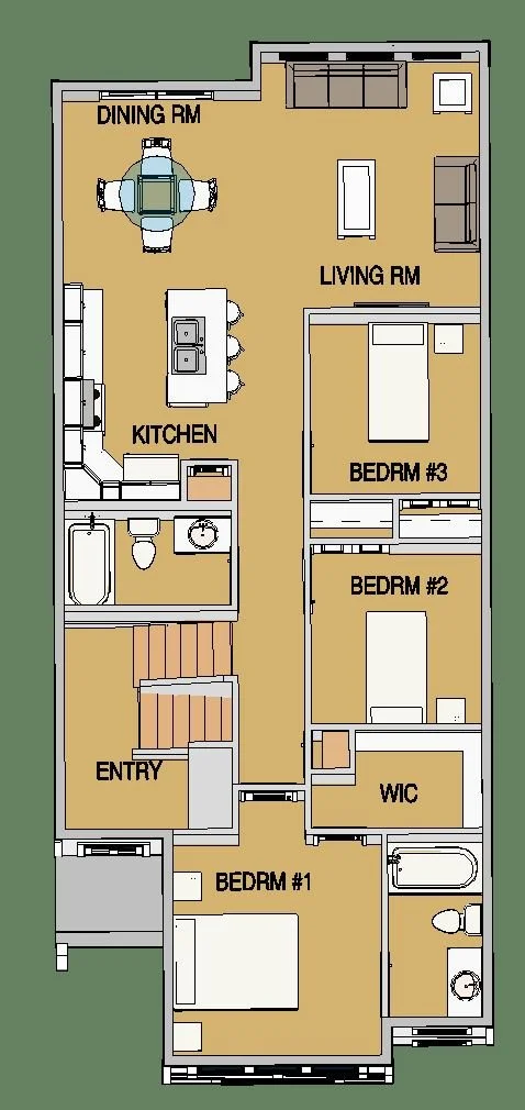 Meadowview floor plan — main floor plan