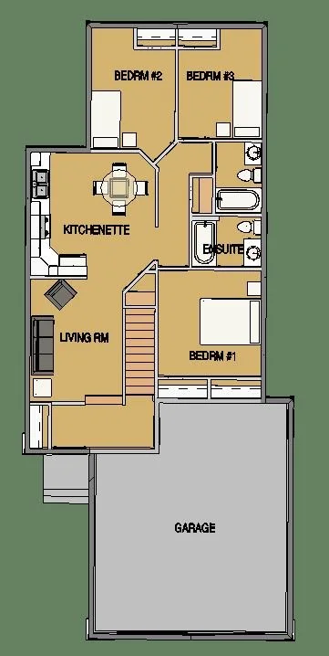 Sanctuary 1 floor plan — Main Floor Plan