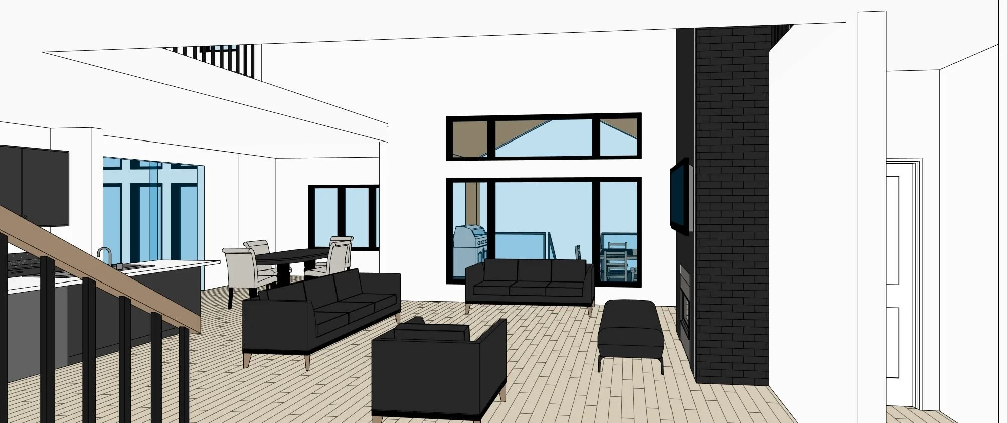 Alcove home design — Great Rm