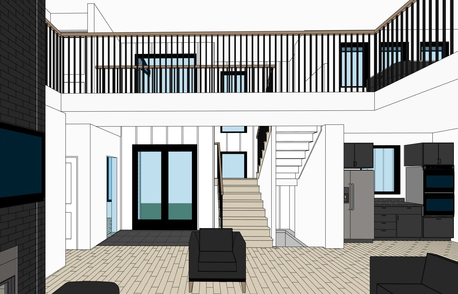 Alcove home design — Front Entry