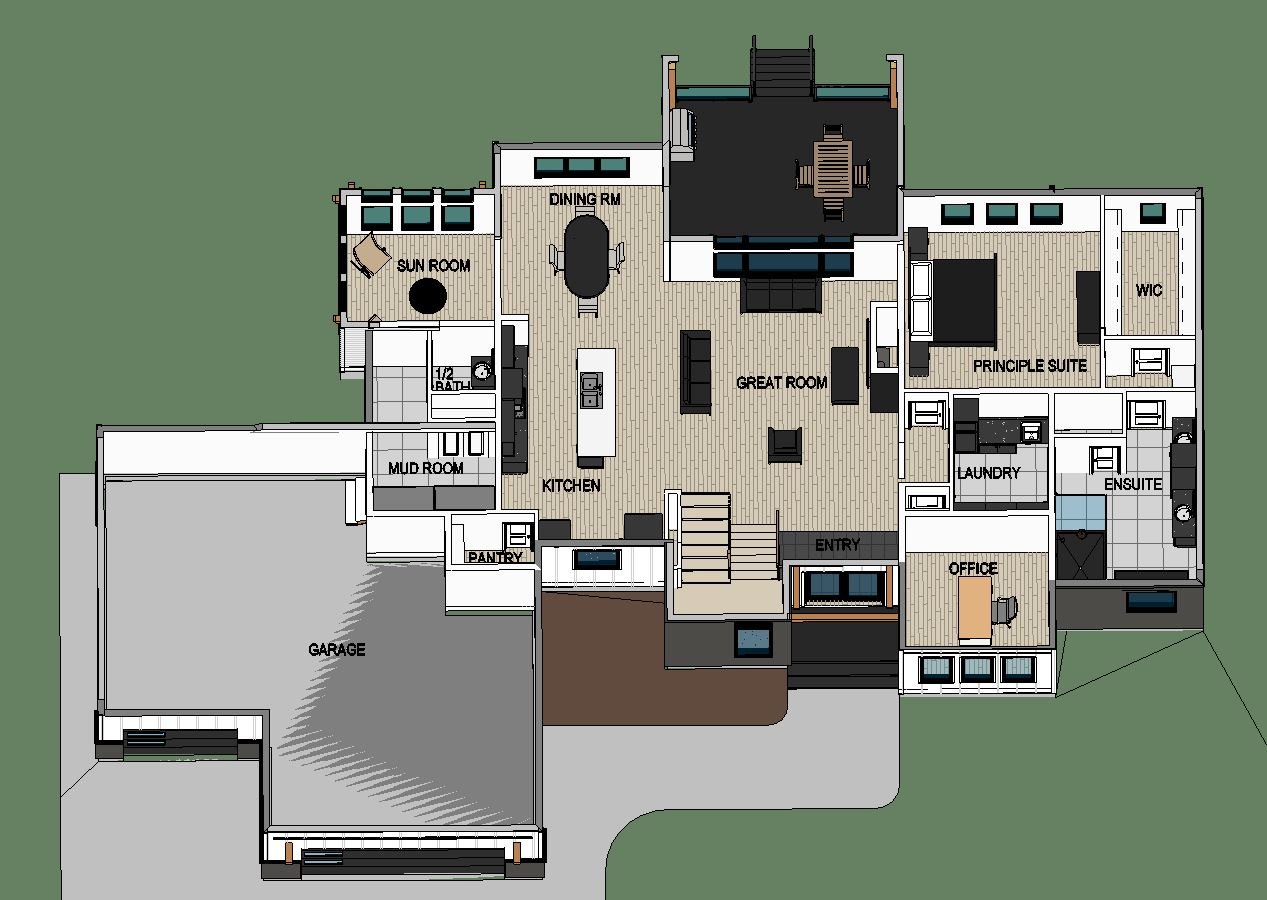 Alcove floor plan — Main Floor Plan