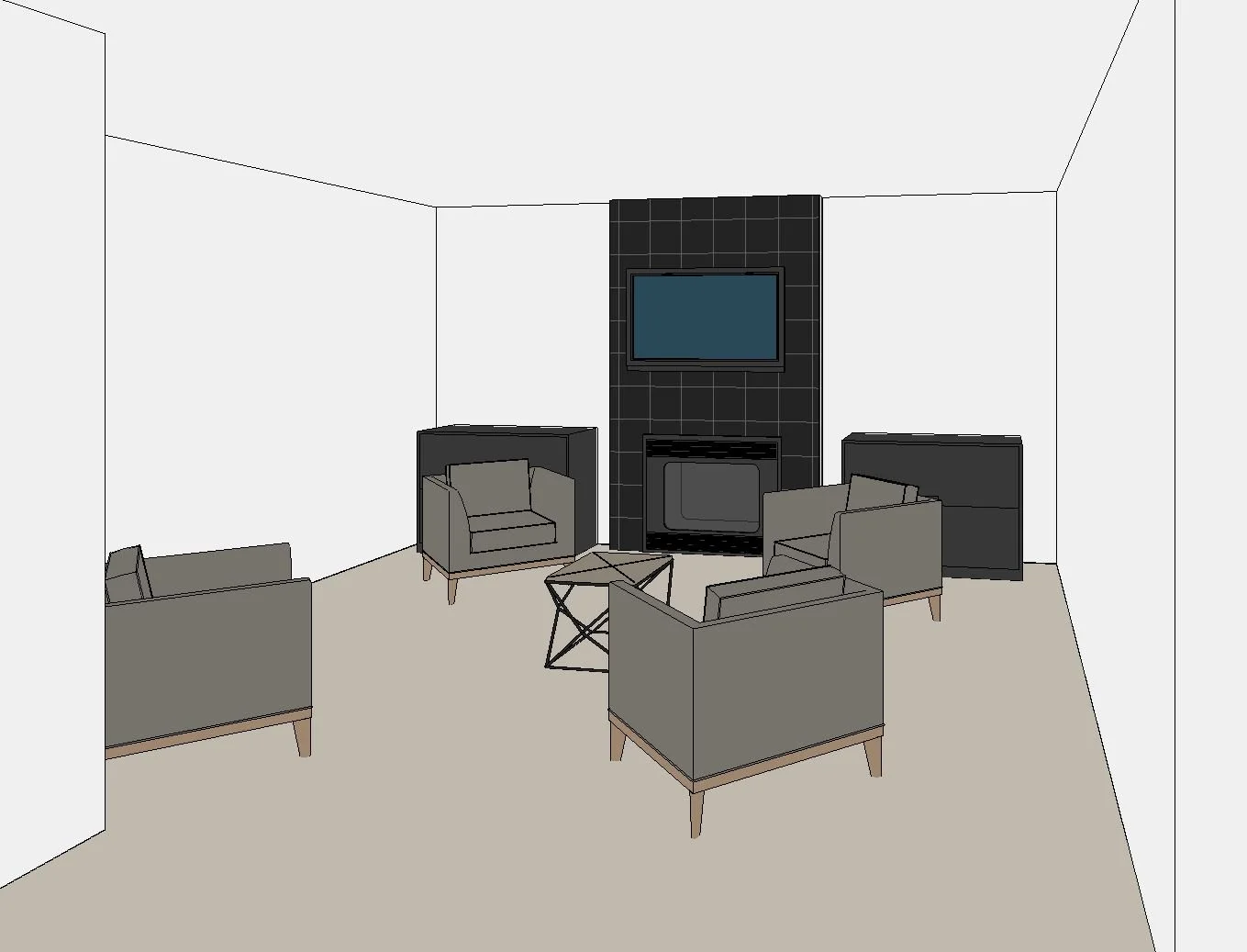 Glade home design — Basement