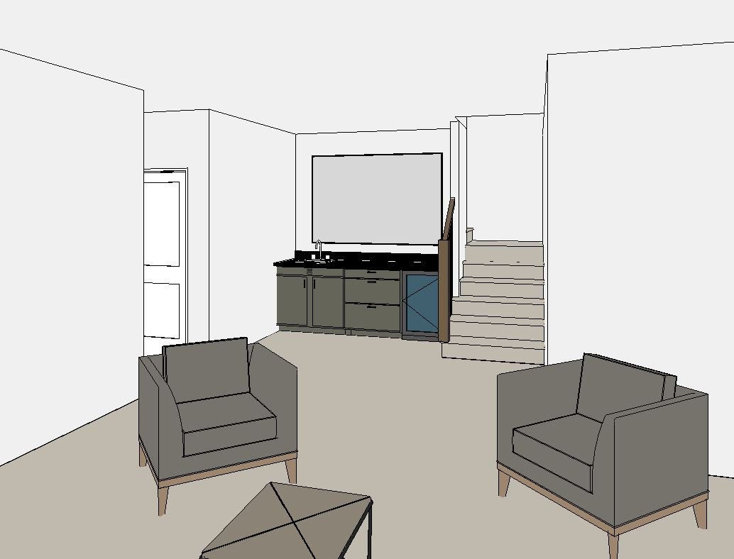 Glade home design — Basement Bar