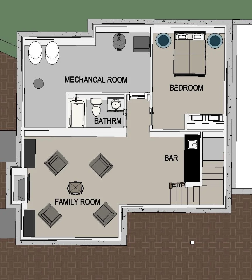Glade floor plan — Basement Plan
