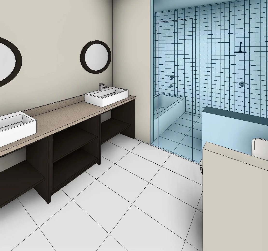 Refuge home design — Ensuite