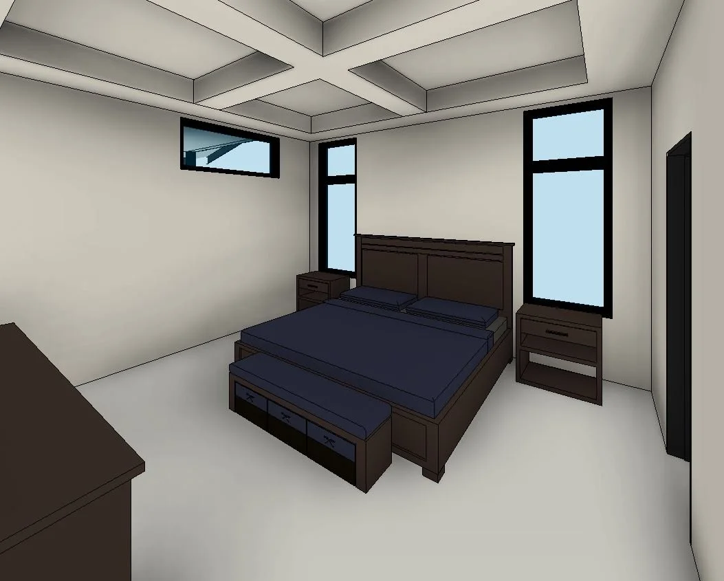 Refuge home design — Master Bedroom