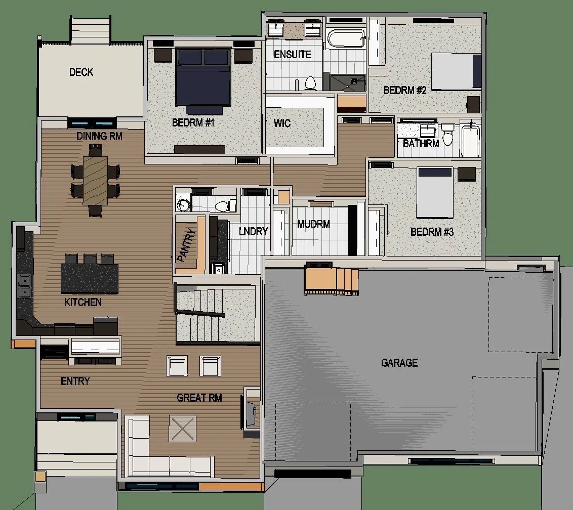 Refuge floor plan — Main Floor