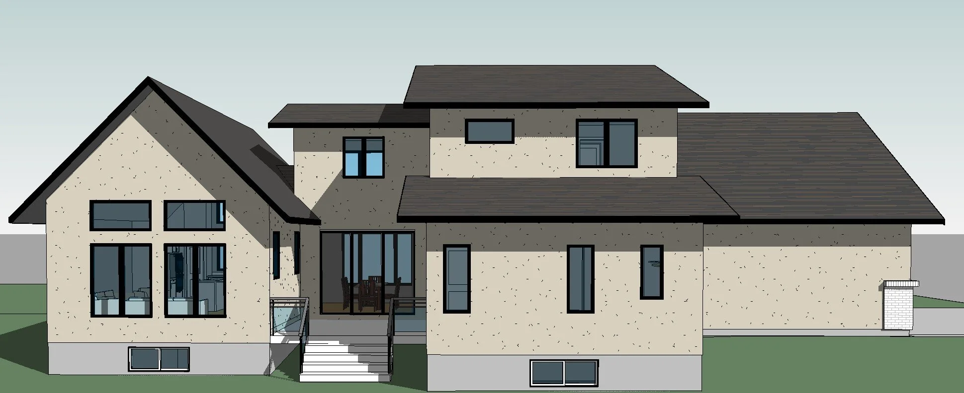 Sunnyside home design — Rear View