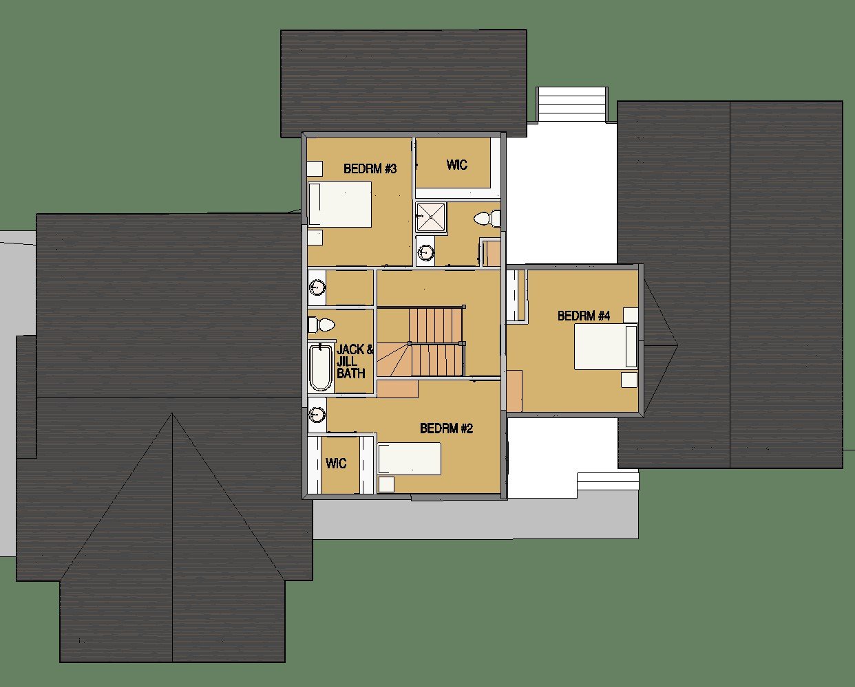 Sunnyside floor plan — 2nd Floor