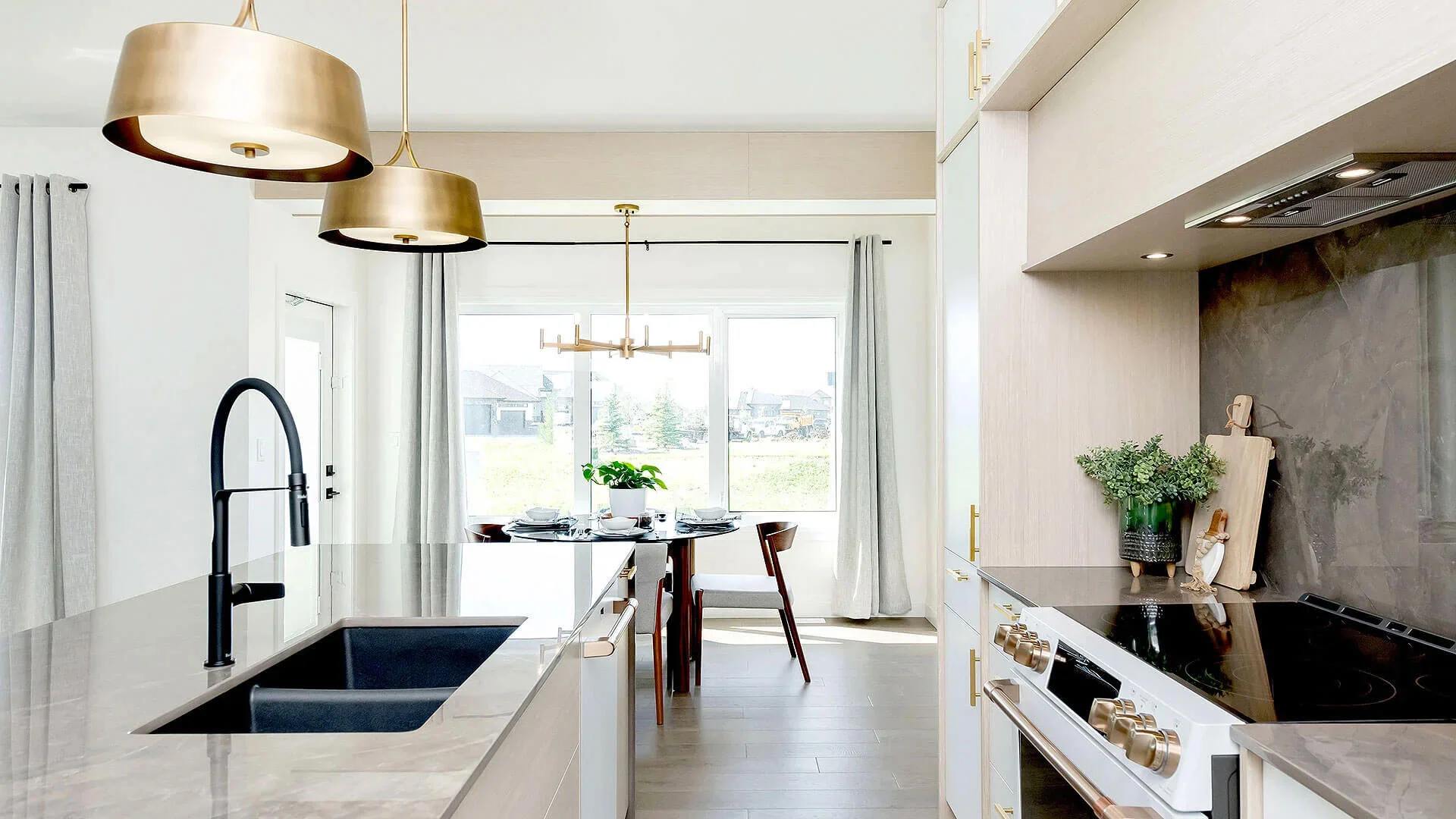 The dining room of a Fraser Homes build